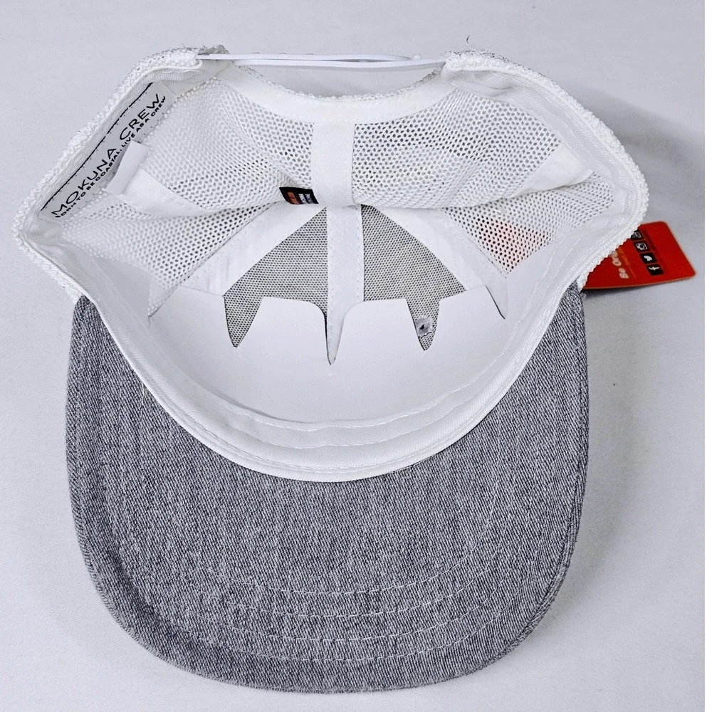 Mokuna Crew Kids Hat Trucker Gray White Mesh Tree Patch Snapback Childs‎ Girls